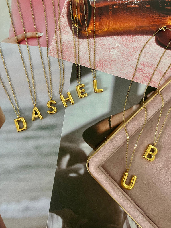 Bubble letter Necklace - Dashel Official 